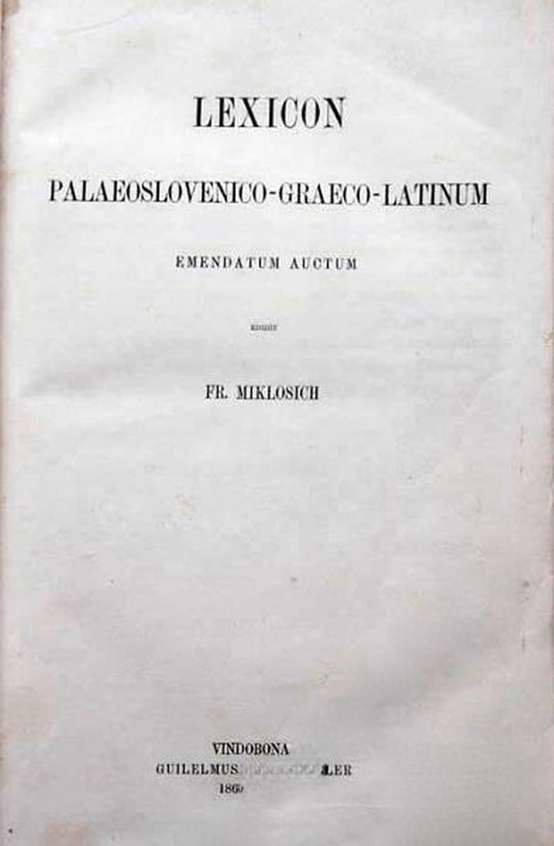 Lexicon Palaeoslovenico-Graeco-Latinum — обложка