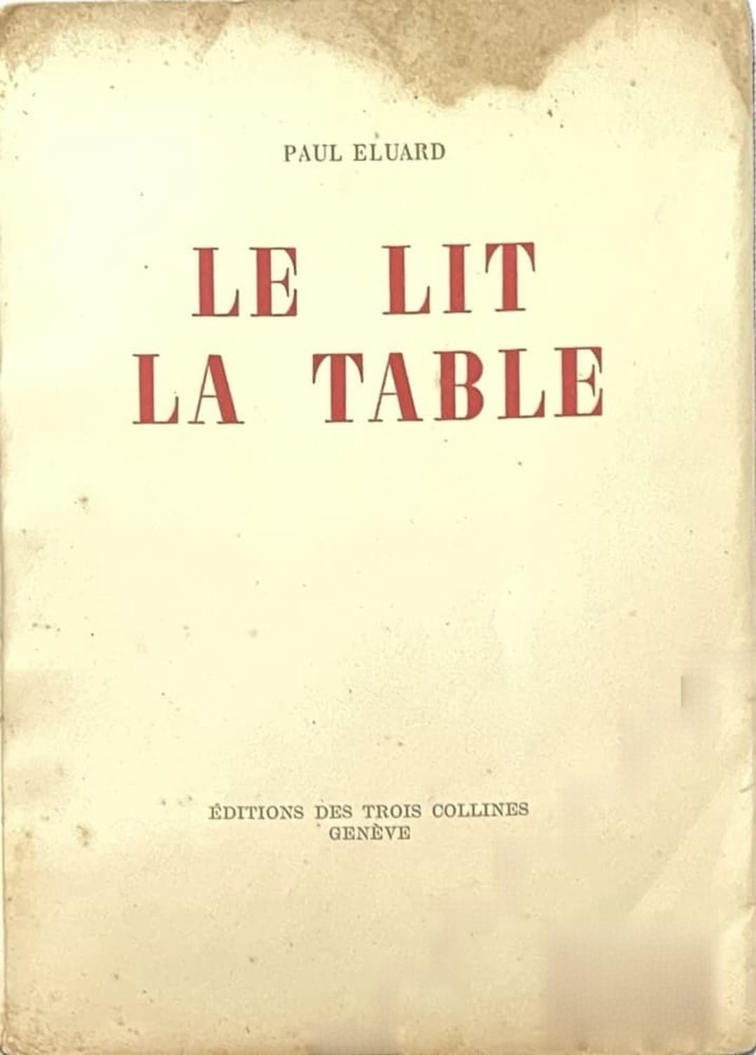 Le lit la table