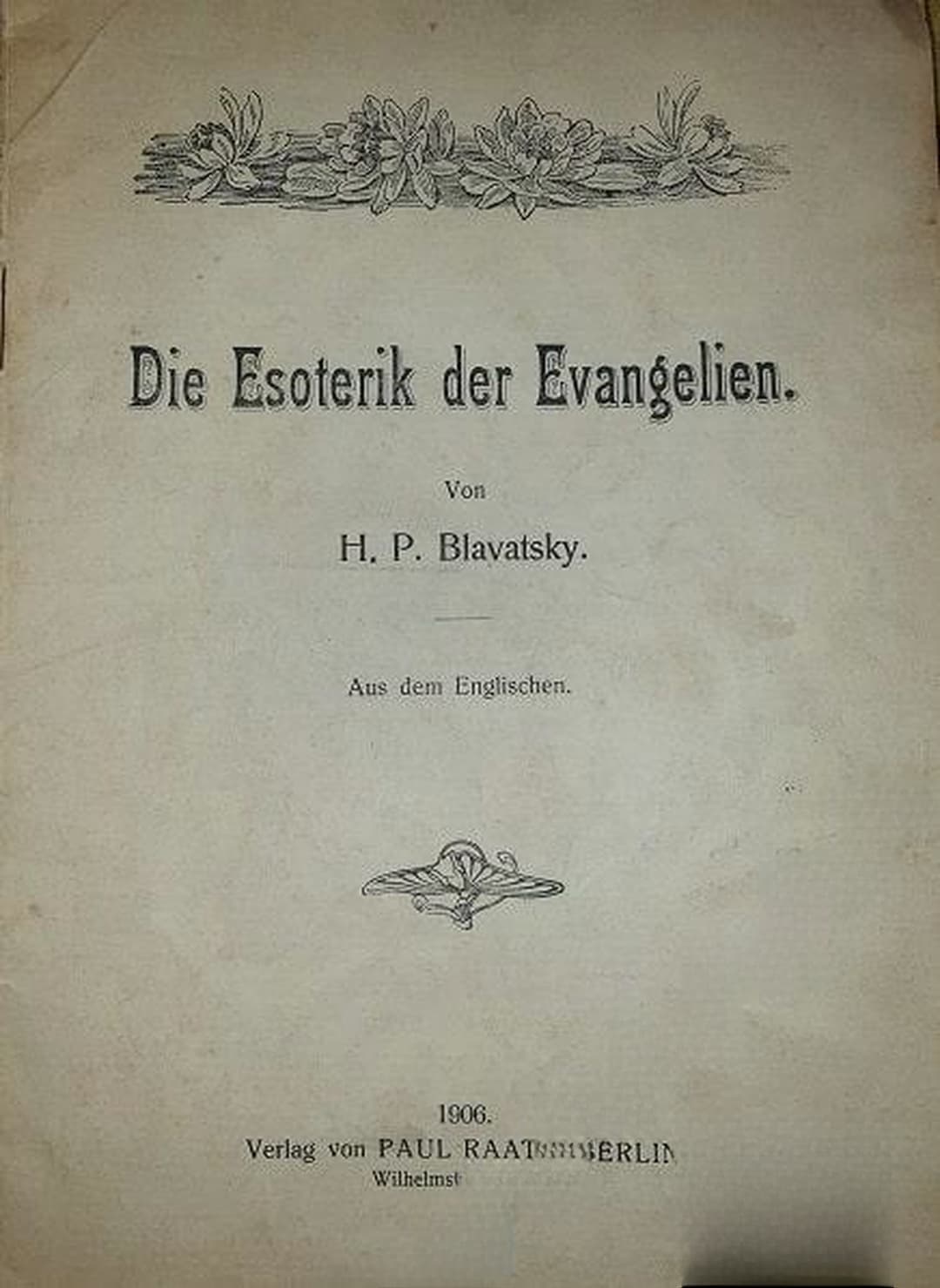 Die Ezoterik ger Evangelien