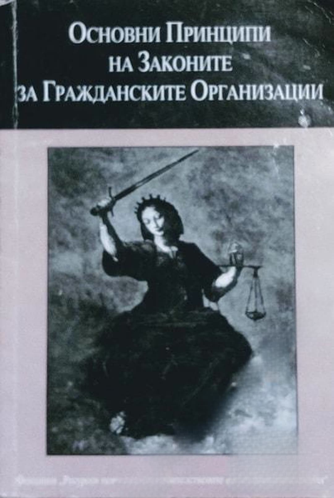 Основни принципи на законите за гражданските организации — обложка